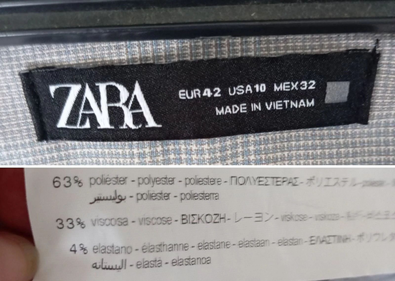 Pantalón cuadros de Zara talla XL/42 – photo 4